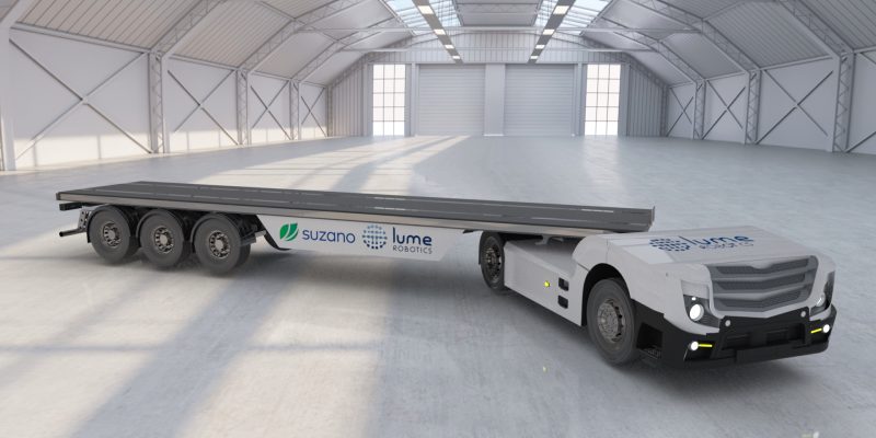 Caminhão elétrico autônomo sem cabine